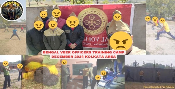Community Security Officers Training Camp Held under “Bengal Veer” Program Near Kolkata 2024